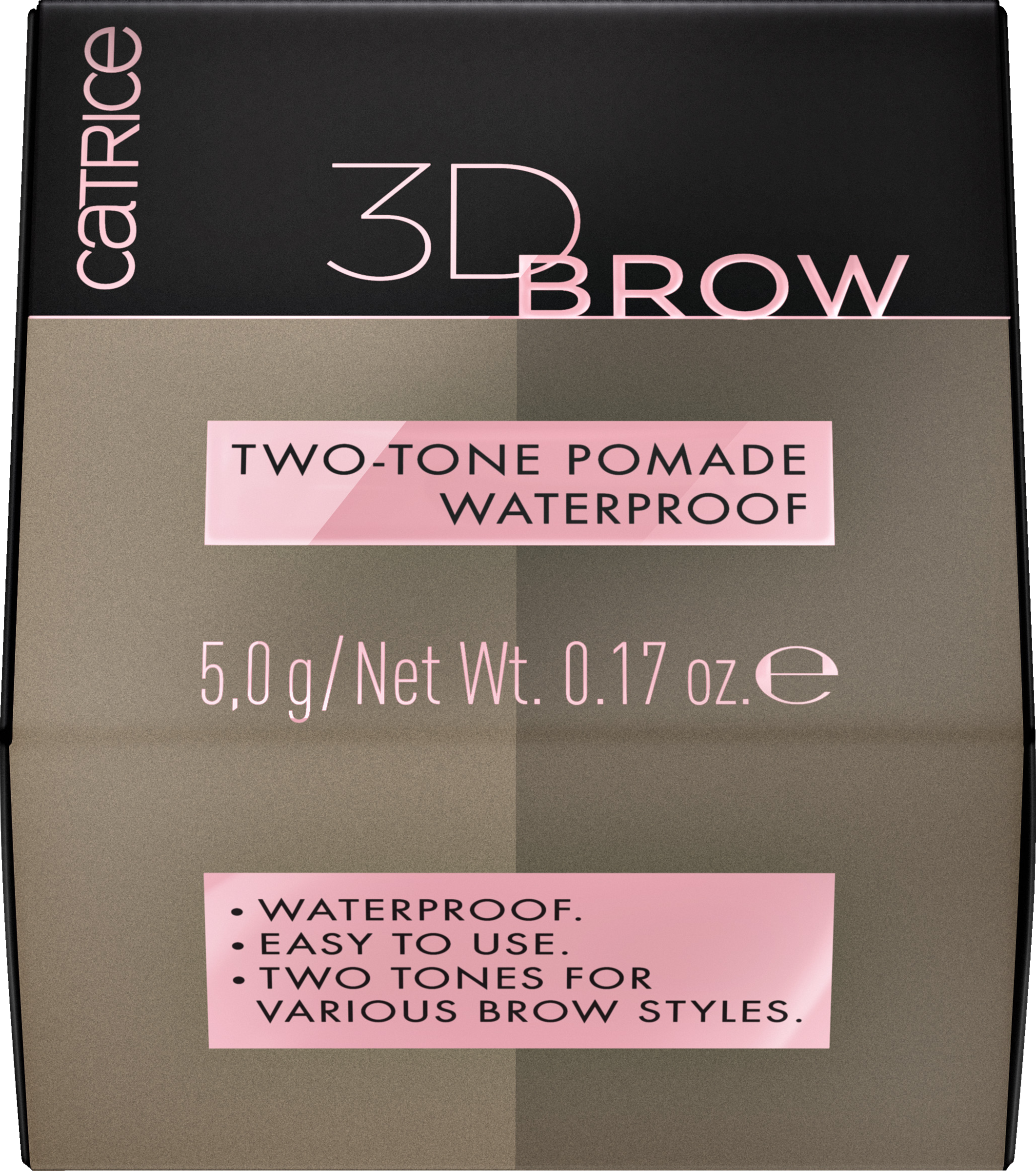 Catrice 3D Brow Two-Tone Pomade Waterproof 010