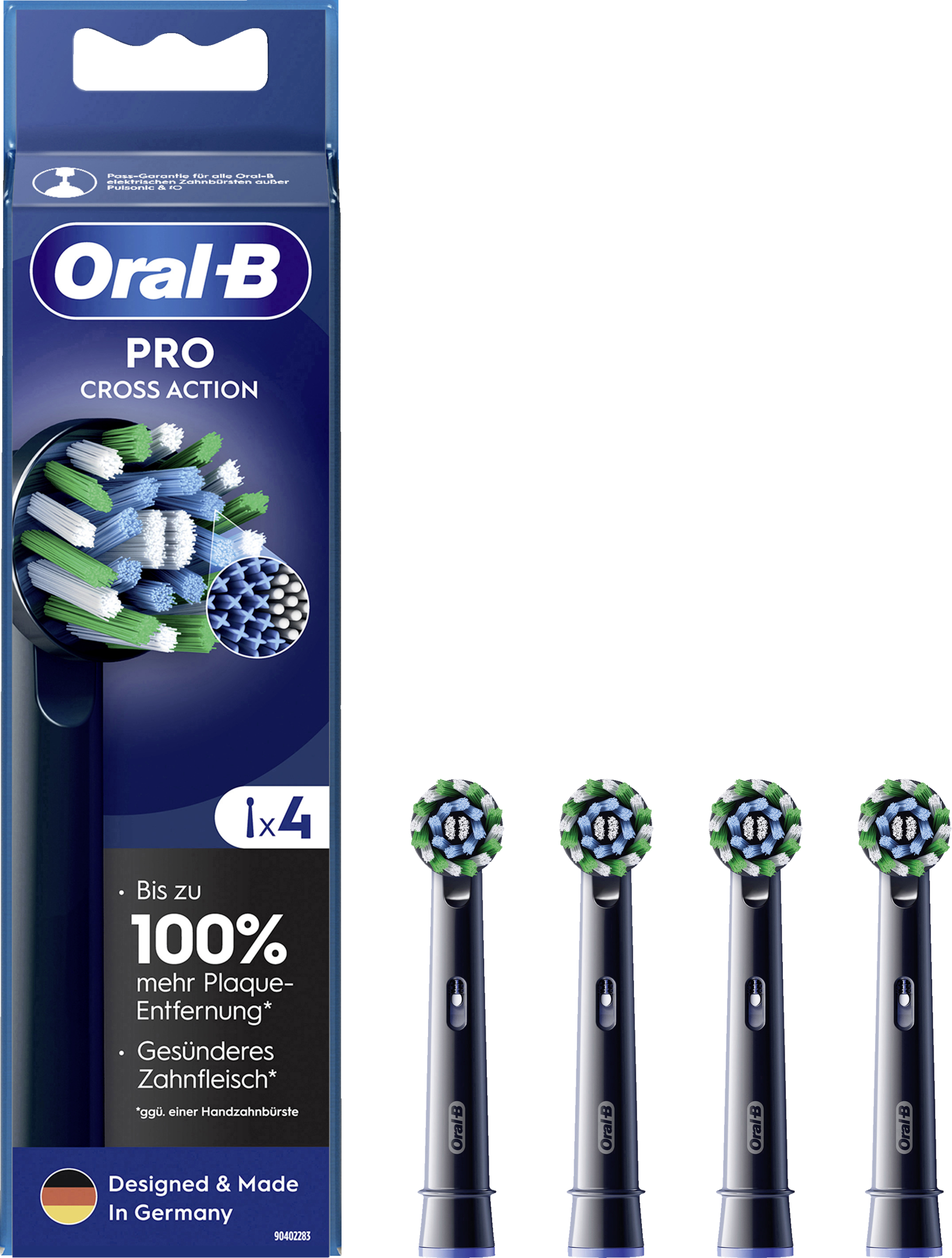 Oral-B Aufsteckbürsten Pro CrossAction Schwarz online kaufen
