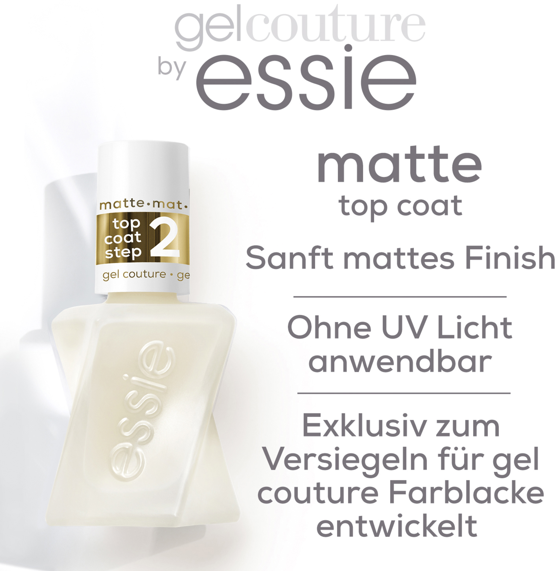 essie Nagellack gel couture matte top coat online kaufen