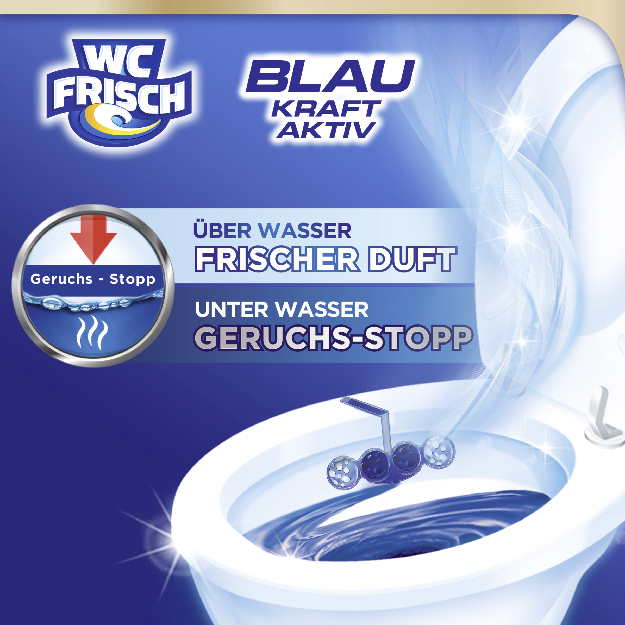 WC FRISCH WC Reiniger online Super-Pack Chlor, kaufen Kraft-Aktiv Duftspüler Blau
